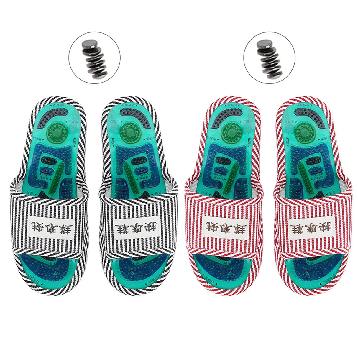 Acupoint Magnetic Therapy Massage Slippers Healthy Feet Care Massager Magnet Shoes Acupoint Massage Slippers
