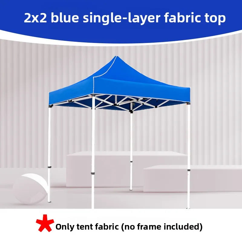 Thiened Four-Legged Umbrella Tent Top Cloth 3x3 Outdoor Sunade Waterproof Sun Protection Large Umbrella Canvas Stall