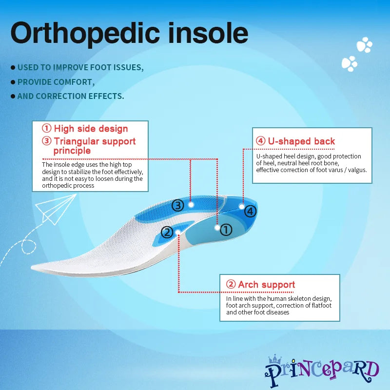 Princepard New Arrivals Breathable Pediatric Corrective Shoes for Toddlers Orthopedic Boys Sandals Shoes With Flat Feet