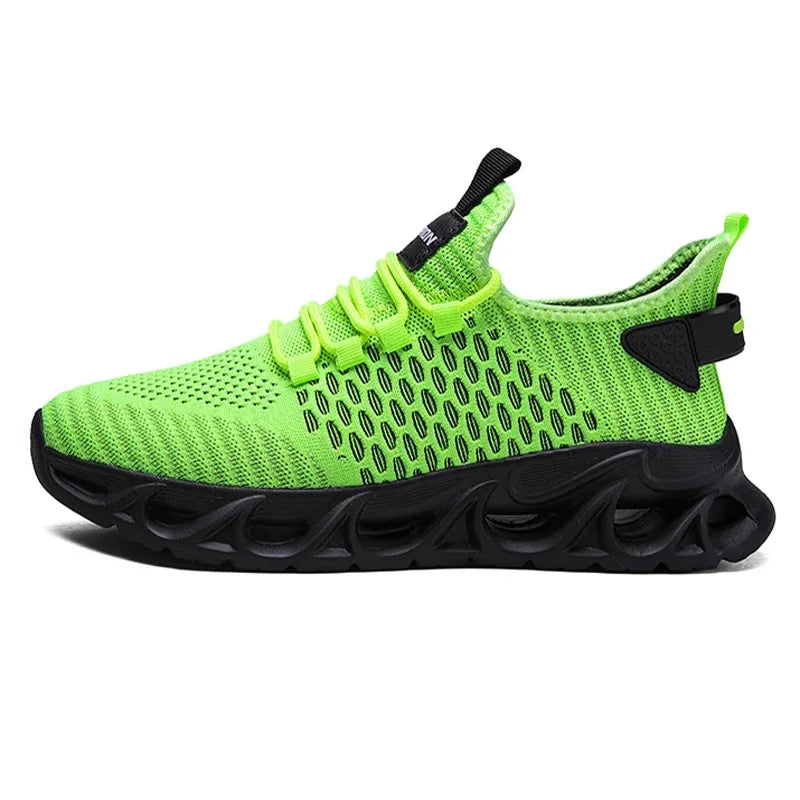 YRZL Men's Lightweight Mesh Running Shoes Casual Sneakers Summer Comfortable Athletic Jogging Running Shoes for Men