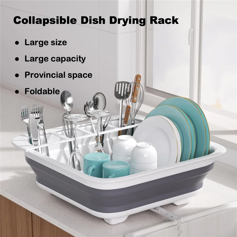 A36T-Tableware Storage Organizer Tableware Storage Organizer With Drying Shelf,Home Essential