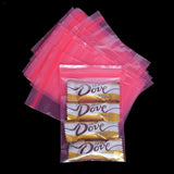 Zip Lock Plastic Bags 100pcs Small Big Large Ziplock Reusable Pink Bag Purple Reusable Pouches