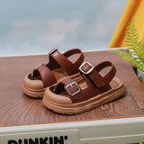 Boys Sandals Collision Avoidance Non-slip Baby Prewalker 1-6 Years Old Children Soft Soled Velcro Sandals