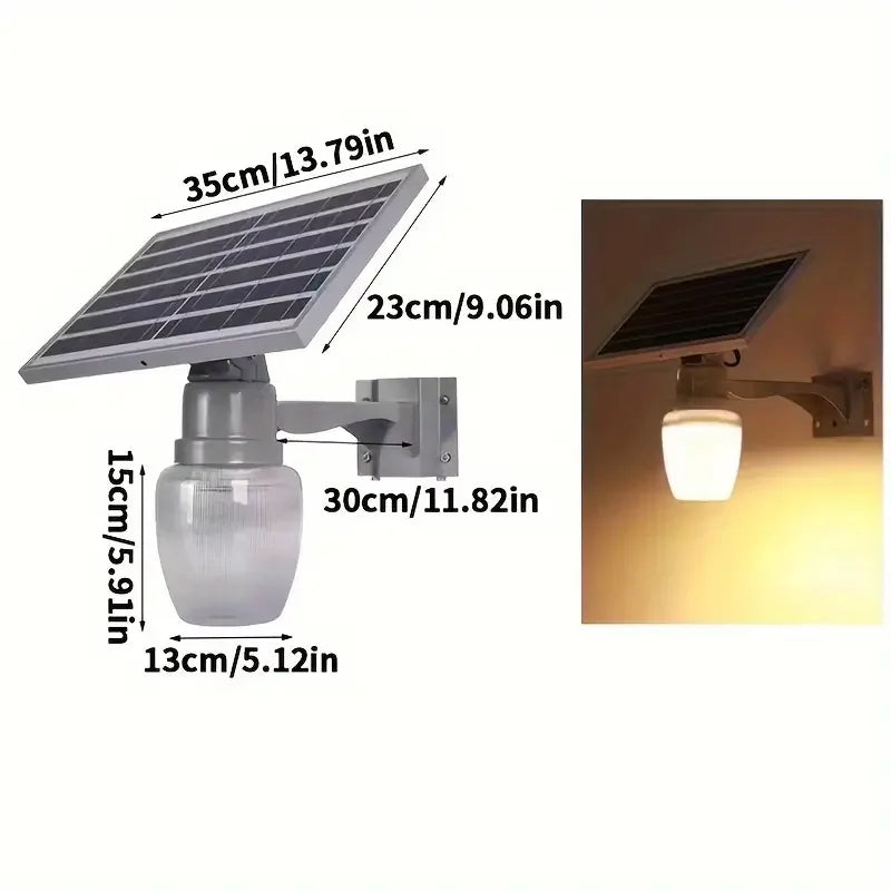 Solar Street Light Waterproof LED With Remote Control Super Bright Lighting Perfect for Home Outdoor Garden Solar Wall Lamp