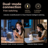 ZJ-027 Inductive Speaker Portable Audio Plastic Material Waterproof Working Time 5 Hours