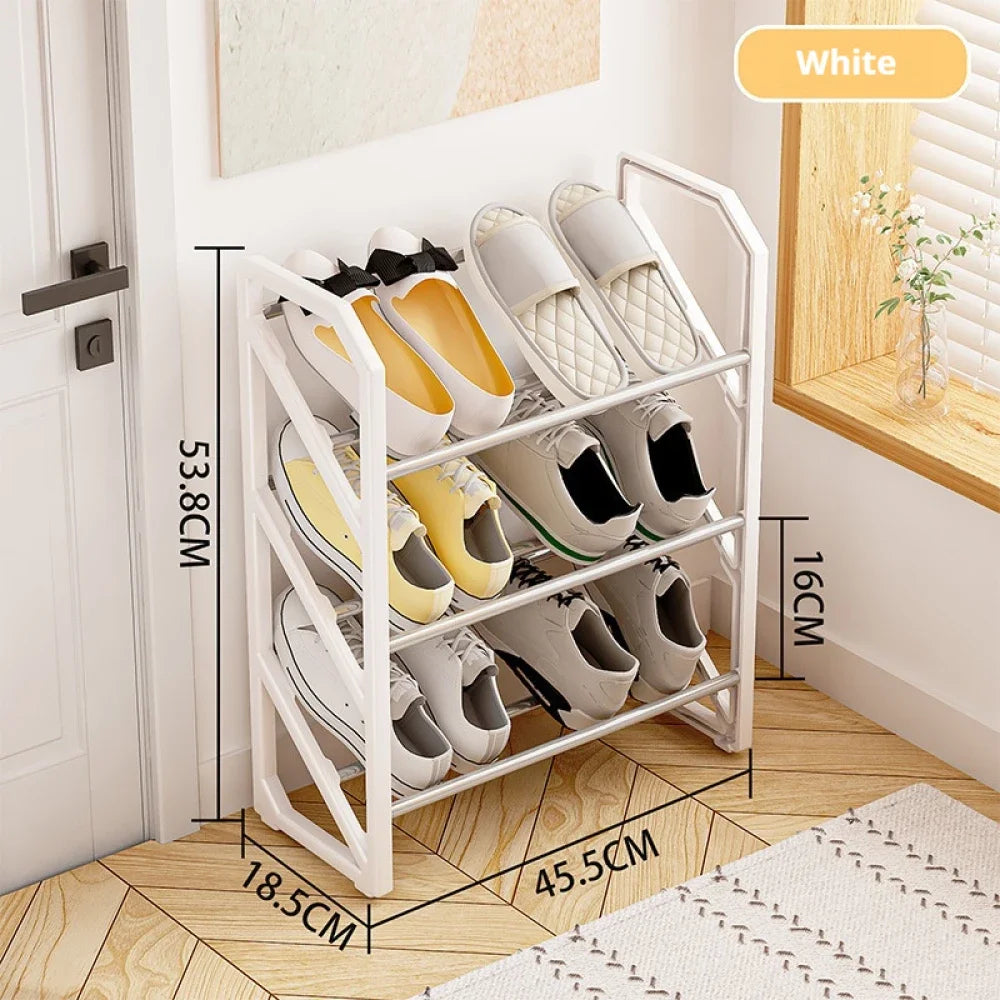 Easy To Assemble Shoes Racks Simple Shoe Rack Hallway Shoe Rack Trapezoidal Living Room Space Saving Shoes Shelf Room Balcony