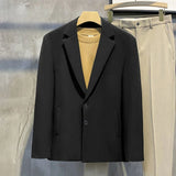 Double Breasted Man Suits And Blazers Oversize Coats Jacket For Men Plus Big Size Brown Premium Simple Classic New In 2024