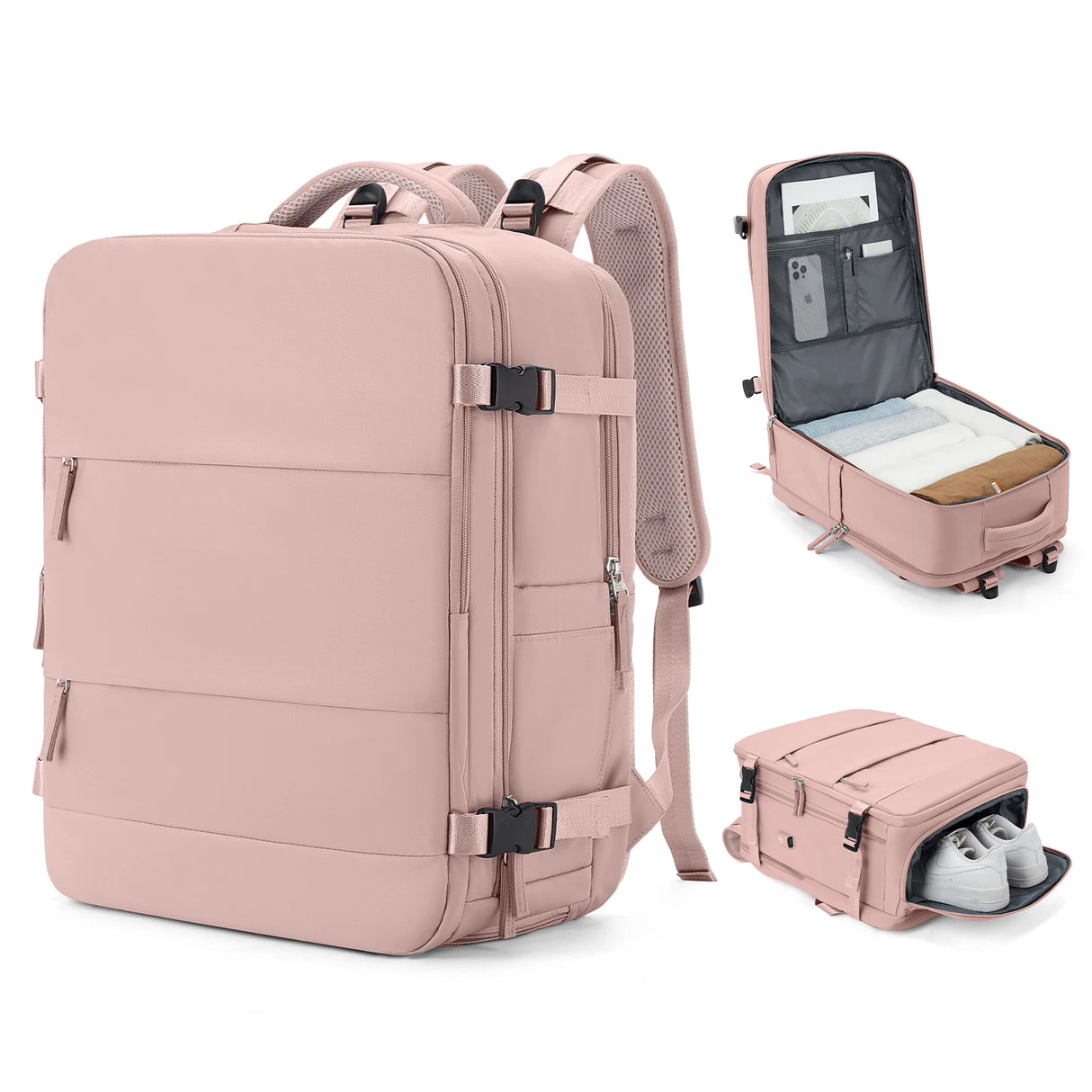 Men's Travel Backpack 40x20x30 Ryanair Short Distance Hand Luggage Business Waterproof Backpack Carry-ons Laptop Bag College Bag