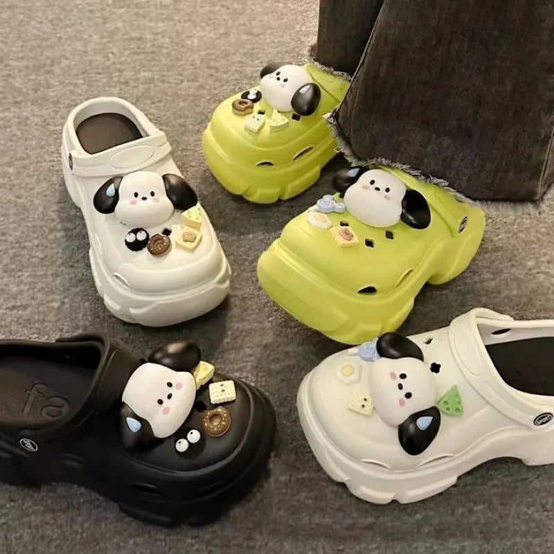 Women's Slippers 5CM High Platform Garden Fashion Clogs Shoes Women's Slippers Thick Bottom EVA Sandals Summer Girls Slippers