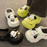 Women's Slippers 5CM High Platform Garden Fashion Clogs Shoes Women's Slippers Thick Bottom EVA Sandals Summer Girls Slippers