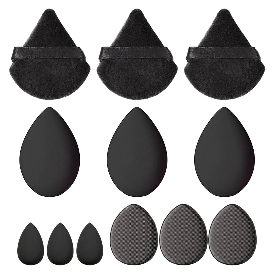 3Pcs Makeup Sponge Professional Cosmetic Puff For Foundation Concealer Cream Beauty Make Up Soft Water Eyeshadows