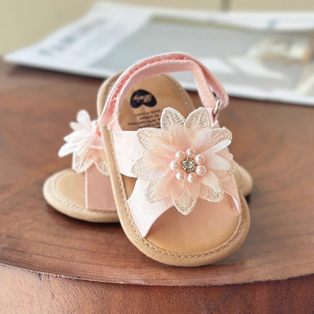 Baby Girls Sandals Summer Shoes Outdoor First Walker Toddler Girls Shoes For Summer