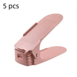 5 adjustable shoe racks for storing shoe artifacts, available in various colors for you to choose from.