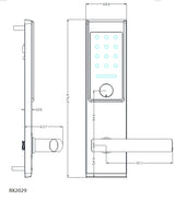 Stainless Steel Smart Door Lock TTlock Wireless Digital Electronic Lock Smart Home Wooden Door Lock
