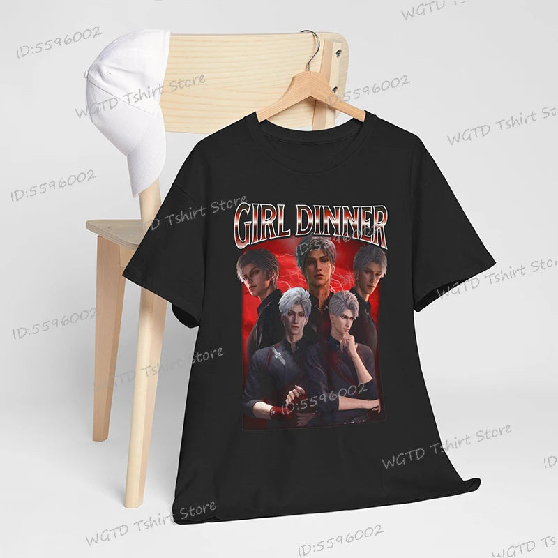 Sylus Love and Deepspace T-Shirt Vintage Streetwear Men Clothing Fashion Casual Tshirts for Women Men