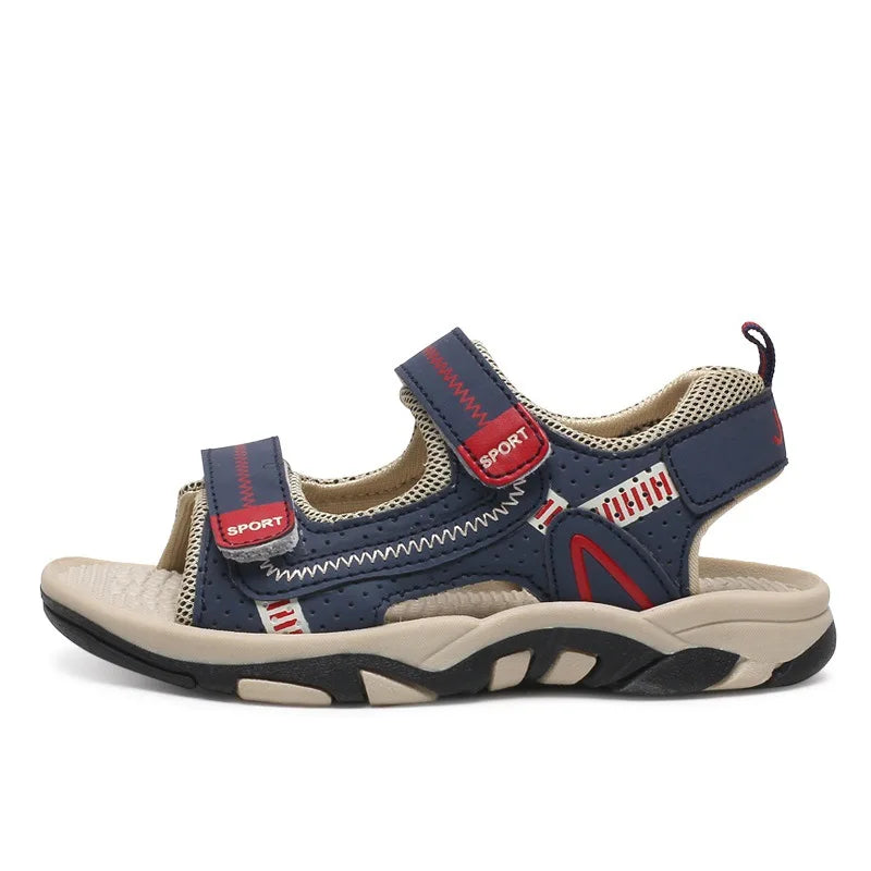 2019 Summer Kids Shoes Brand Closed Toe Toddler Boys Sandals Orthopedic Sport PU Leather Baby Boys Sandals Shoes