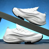 Men's casual shoes Running shoes non-slip flexible luxury high elastic thick sole light breathable running shoes for men
