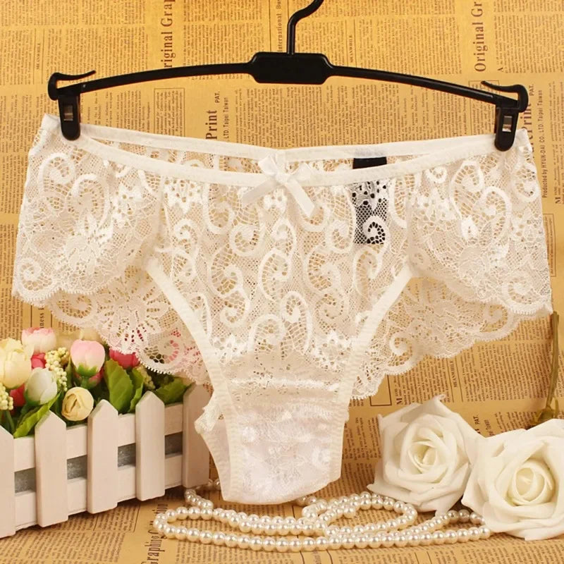 Panties For Women Plus Size Thongs Woman 2024 Women Sexy Panties Lace Cutout Hollow Waist Sexy Panties Calcinhas Feminina