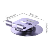 Desktop Phone Stand Tabletop Smartphone Holder Adjustable Height And Angle Foldable Cell Phone Stand Holder For Desk