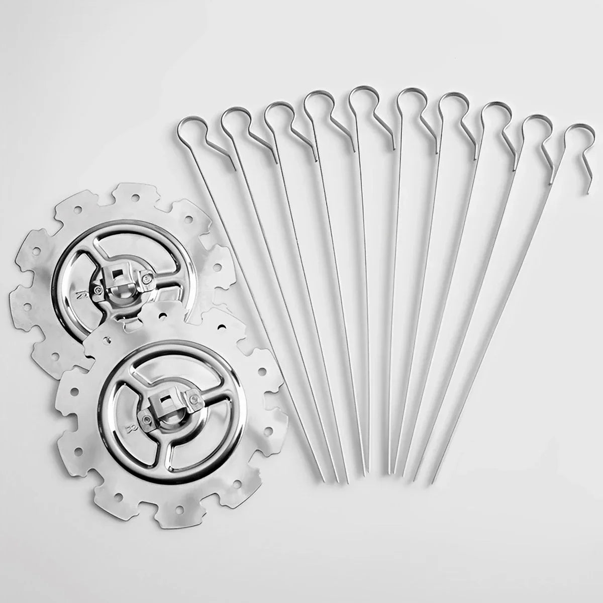 Oven Stainless Steel Steel Kebab Oven Needle Cage Griller Non-stick Barbecue Air Fryer Grill Kitchen Universal Oven Accessories
