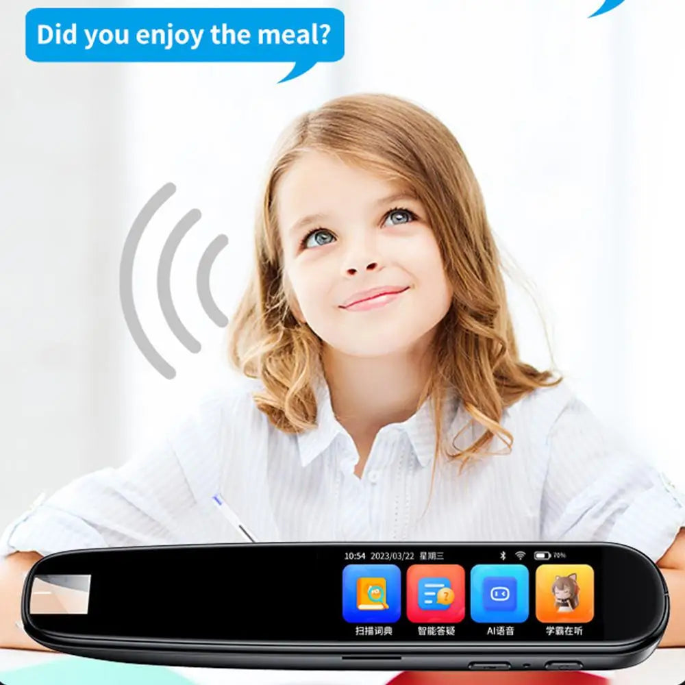 Translator 112 Languages Reading Pen For Dyslexia Autism Smart Voice Portable Scanner Pen Instant Smart Voice Translator Device