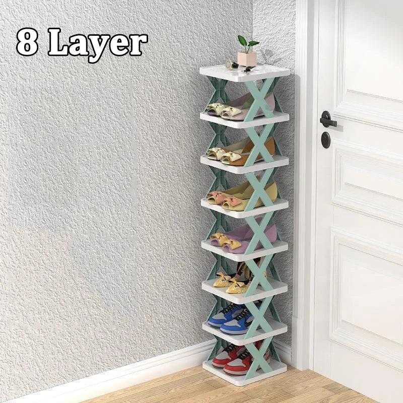 Shoes Racks Storage Organizer  Detachable Shoe Racks Saves Family Household Rack Multi Layer Simple Shoes Shelf Color Cabinet