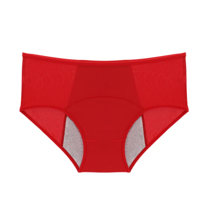 Panties for Menstruation Cotton Menstrual Panties High Waist Women Underpants Lingerie Plus Size Femme Culottes Menstruelles