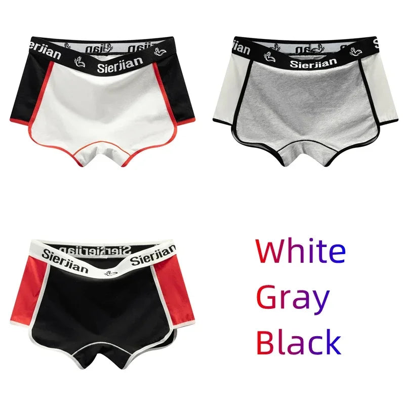 Panties for Women Cotton Shorts Female Underpants Sports Underwear Women  Fitness Safety Short Pants Culotte Femme 1/3 Piece
