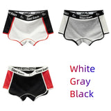 Panties for Women Cotton Shorts Female Underpants Sports Underwear Women  Fitness Safety Short Pants Culotte Femme 1/3 Piece
