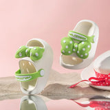 Newborn Baby Slippers Kids Shoes Summer Cute Animal Cartoon Bear Boys Girls Infant Child Comfortable Non-slip Sandals Kids Shoes