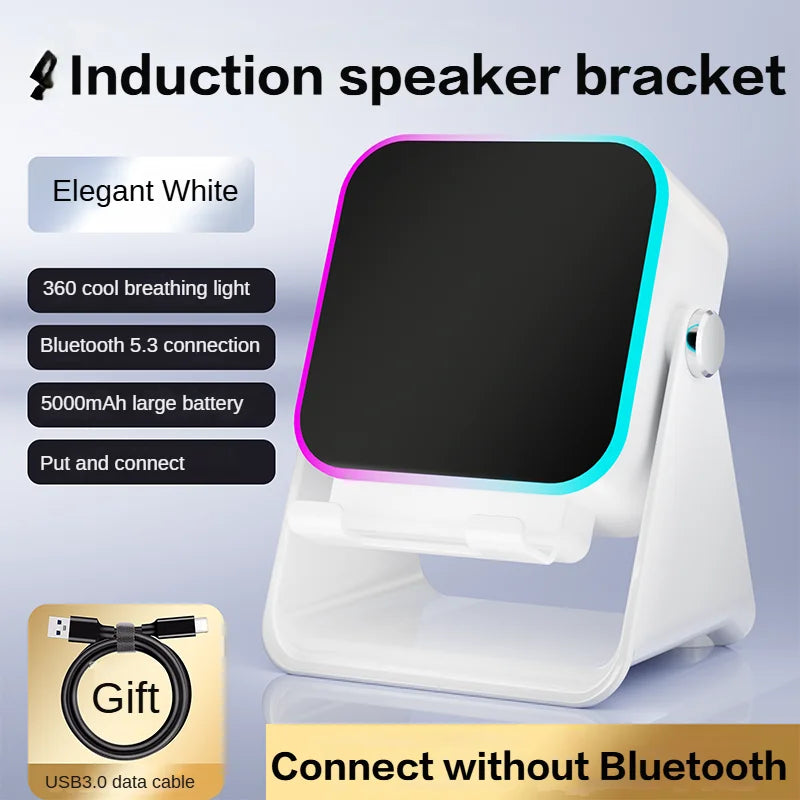 ZJ-027 Inductive Speaker Portable Audio Plastic Material Waterproof Working Time 5 Hours
