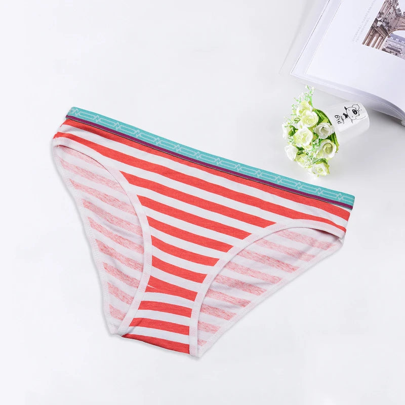 Sexy Panties for Women Female Underwear Bikini Cotton Crotch Briefs Lingerie Intimate Ladies Low Rise Waist Breathable FUNCILAC