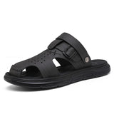 Sandals men's fashionable comfortable summer sandals mens outdoor wear breathable wear-resistant non slip soft soled beach shoes