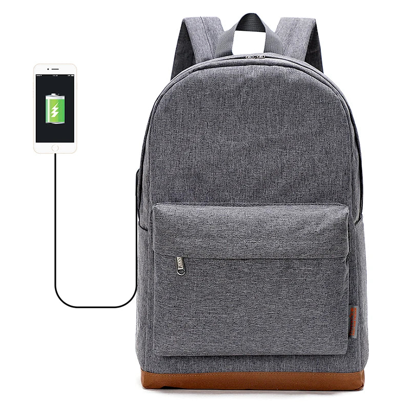 TINYAT 14 Inch Multi-Pocket Travel Backpack for Men Women, Waterproof School College Bag with Laptop Compartment, Outdoor Sport