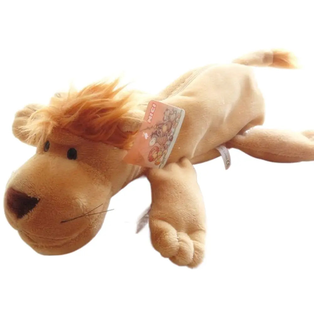 School Supplies For Kids Elephant Student Lion Creative Cosmetic Bag Stationery Bag Plush Pencil Bags Pencil Case