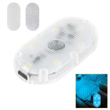 Car Interior LED Night Lighting Under Cabinet Light Touch Sensor Reading Lamp LED Book Lights USB Rechargeable Car Door Light