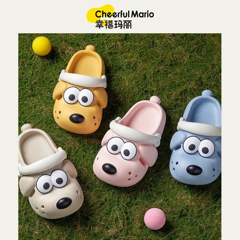 Cheerful Mario 2023 Summer Children's Comfortable Soft Soles Fashion Durable Non-slip Sandals Boys and Girls Slippers