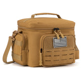 Tactical Thermal Cooler Bag Outdoor Heavy Duty Lunch Box Work Leakproof Insulated Durable Lunch Bag for Men Meal Camping Picnic