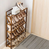 Shoe Racks Organizer Wooden Narrow Shoe Rack Ultra Thin Vertical Shoemakers Space-saving Entrance Shoes Closet Home Furniture