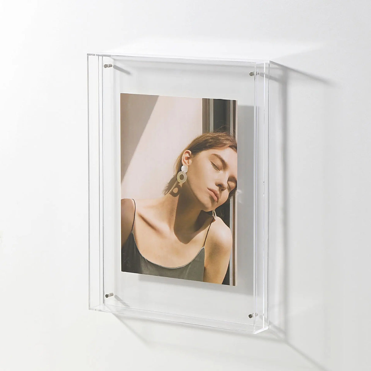 Acrylic Photo Frame DIY Transparent Poster Photo Frame Painting Hall Bedroom Wall Guest Picture Frame Table Frame