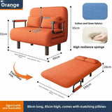 80Cm folding sofa bed, living room dual-purpose single sofa lunch break bed