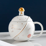 Creative Cartoon Planet Mug Cute Astronaut Ceramic Mug Gift Souvenir Mug