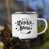 Witches Brew Coffee Mug Halloween Enamel Mug  halloween party mug gift Halloween Mug Drinkware Autumn Cup