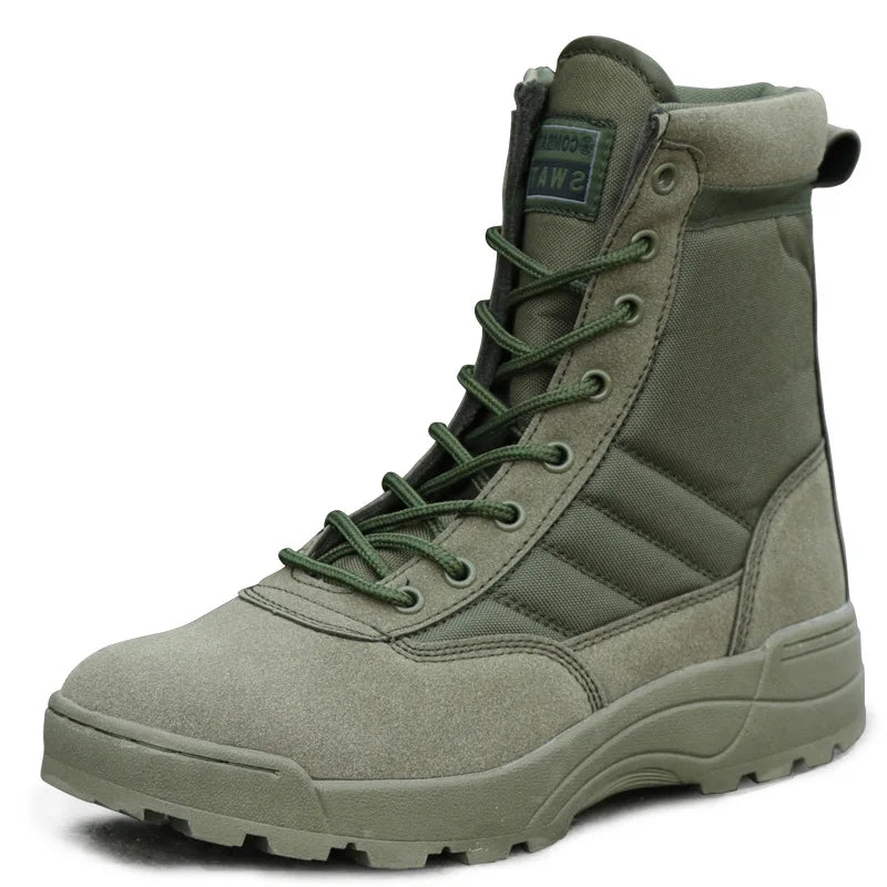 Men's Boots 2022 New Tactical Boots Special Force Desert Combat Boots Men Work Shoes Outdoor Hiking Ankle Boots
