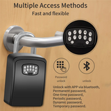 SUNRI-TUYA Smart Key Box Bluetooth Storage Lock Box Smart Life App Wall Mount Security Anti-Theft Lockbox