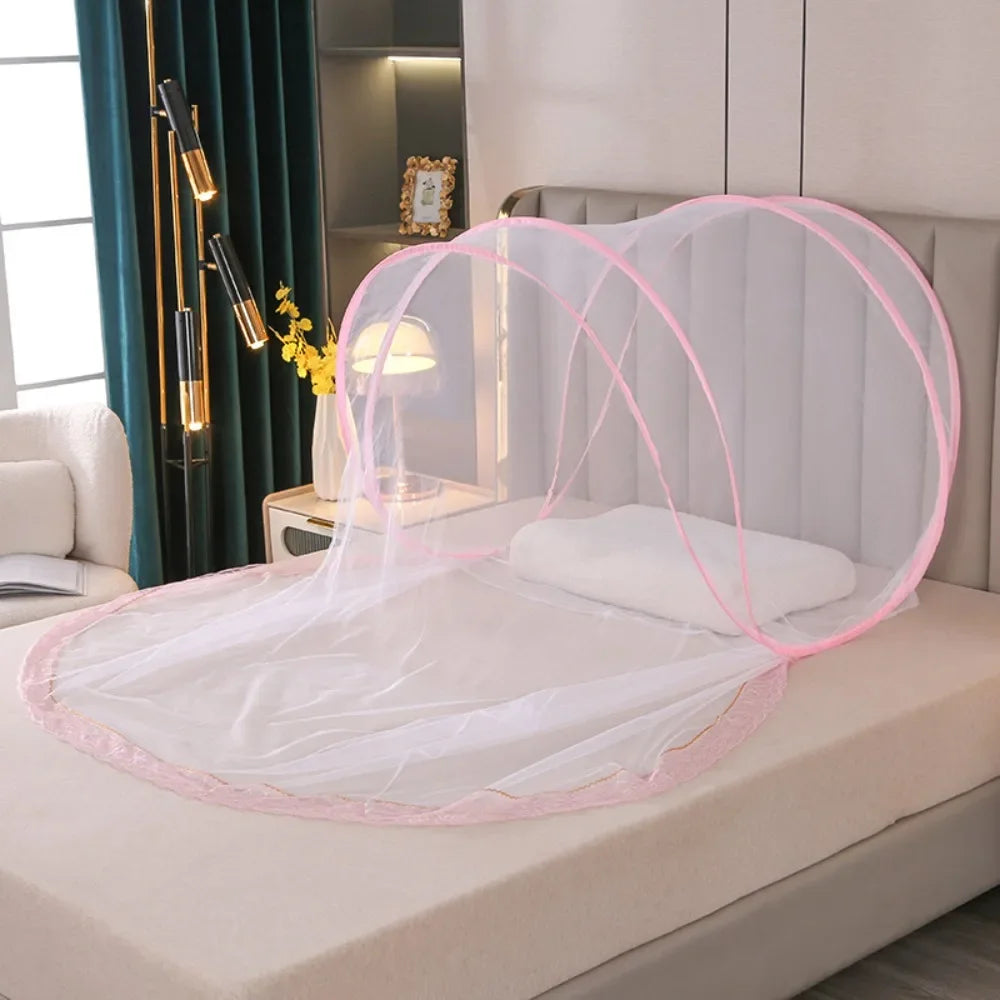 Screen Tent Anti Mosquito Travel Mosquito Net Adjustable Single Folding Mosquito Net Portable Mosquito Net Bed Dormitory