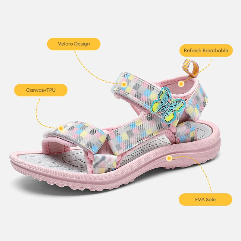Kids Girl Sandals Shoes Summer Wear Cool Fashionable Girls' Sandals Soft Comfortable