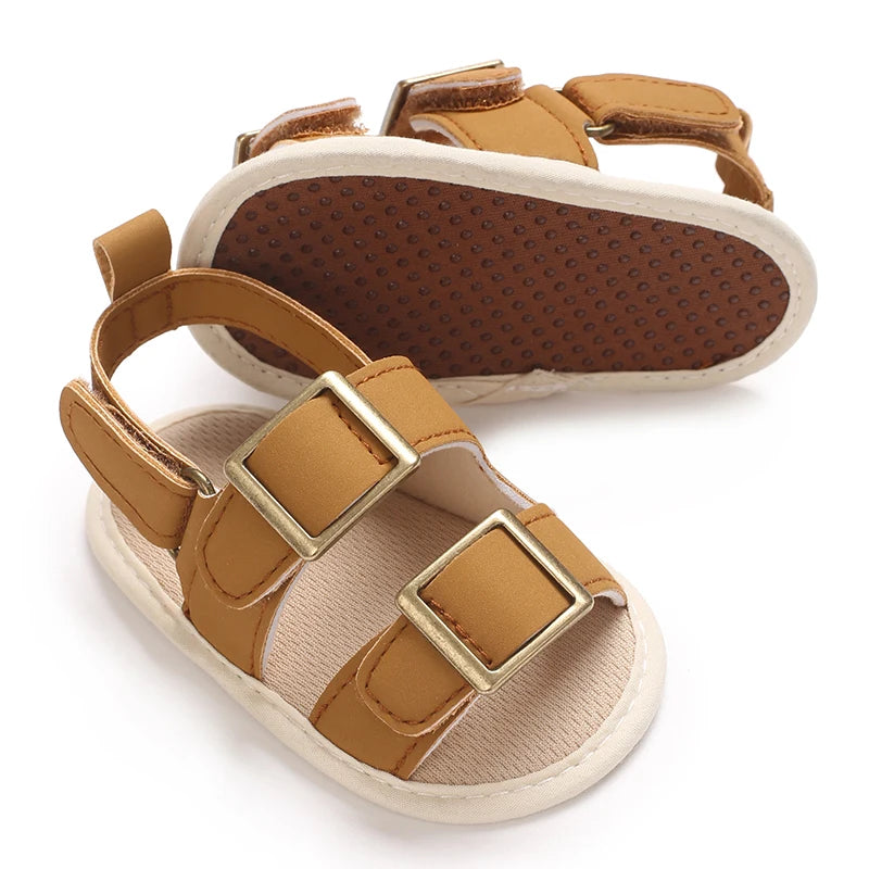 Girls' Sandals 2025 Summer New Mid University Children's Casual Beach Shoes Boys' Soft Bottom Non Slip Versatile Sandals