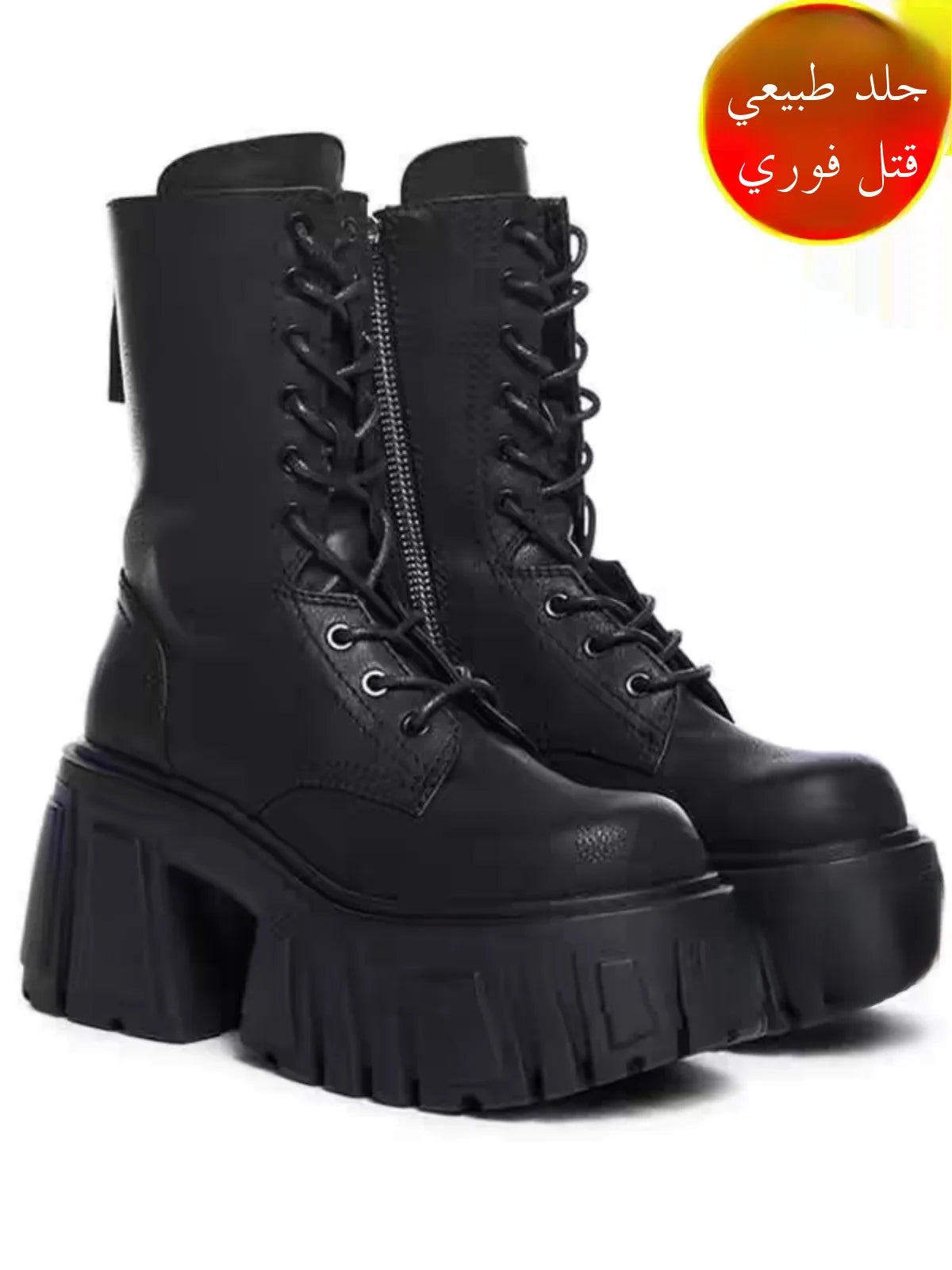 Women's  Boots High Heel Thi Bot ort Boot Fur Lined Leather Upper round Toe Zipper Closure Comfortable Fall Wint...
