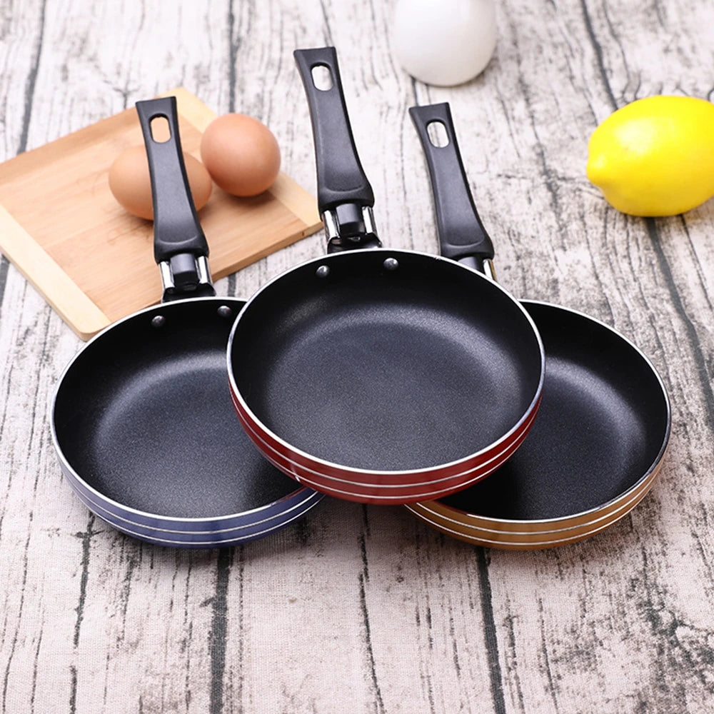 Portable Mini Non-stick Cookware Skillet Frying Pan Griddle Pan Saucepan